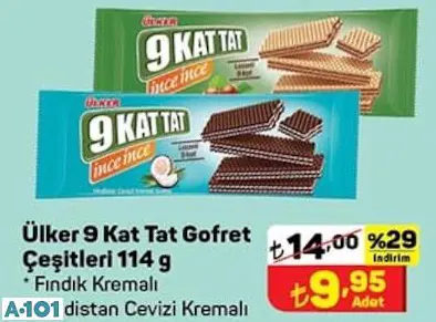 ÜLKER 9 KAT TAT GOFRET ÜLKER 9 KAT TAT GOFRET